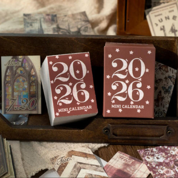 2026 Vintage Mini Calendar