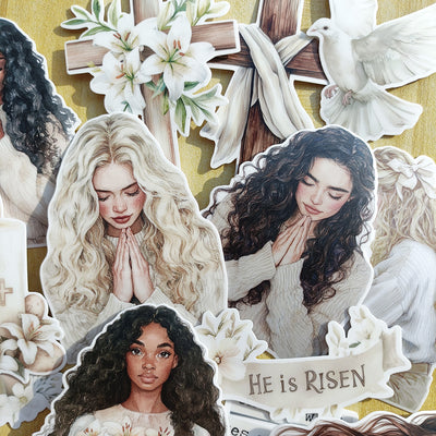 Religious Easter Stickers