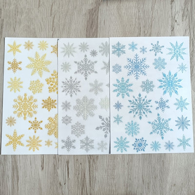 Snowflake Transfer Stickers