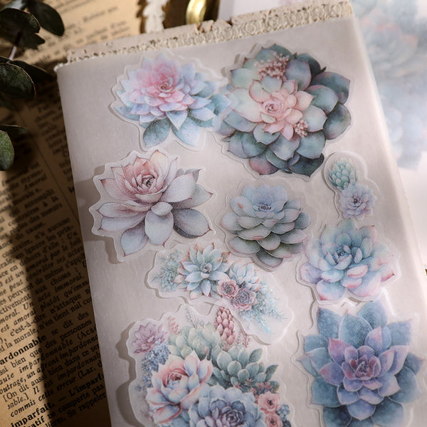 Succulent Vellum Sticker