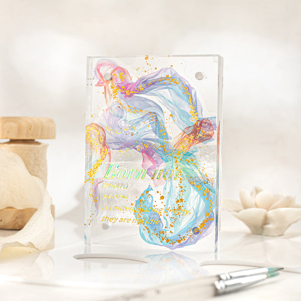 Watercolor Flow Foil Stickers