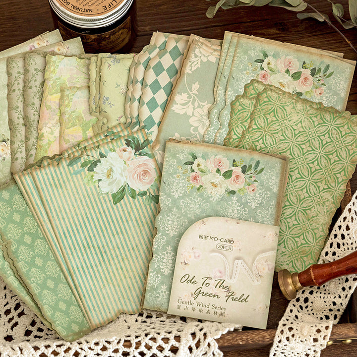 green-vintage-scrapbook-paper