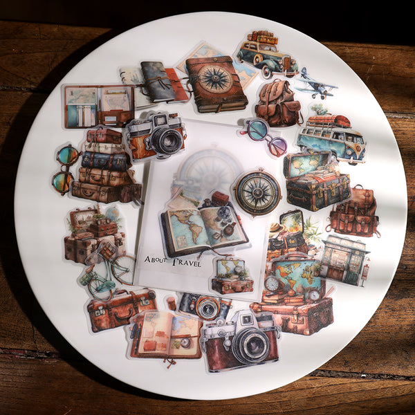 Travel Theme Vellum Sticker