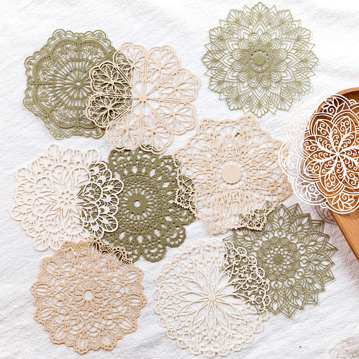 doilies die cut paper