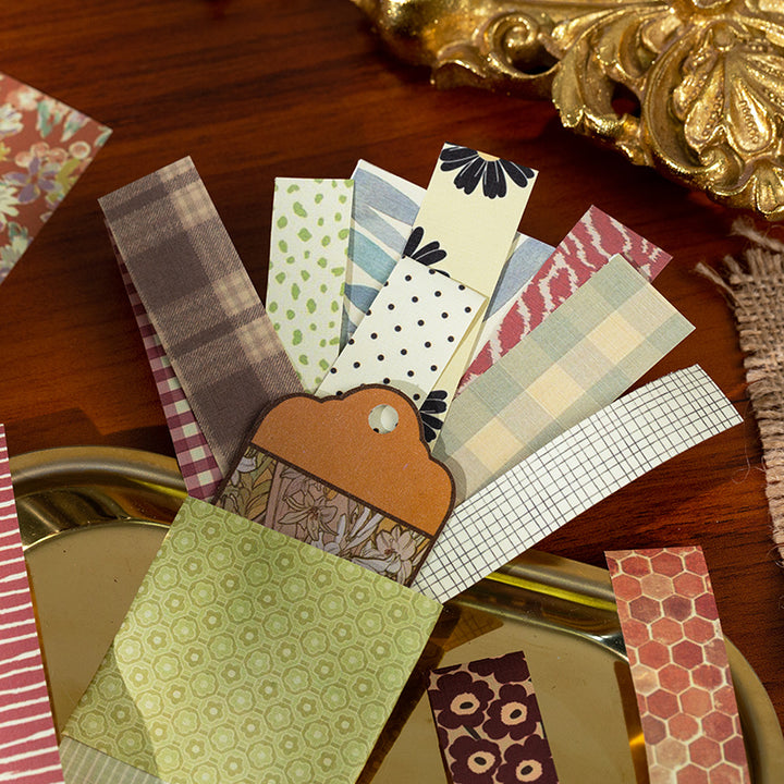 scrapbook paper and embellishments